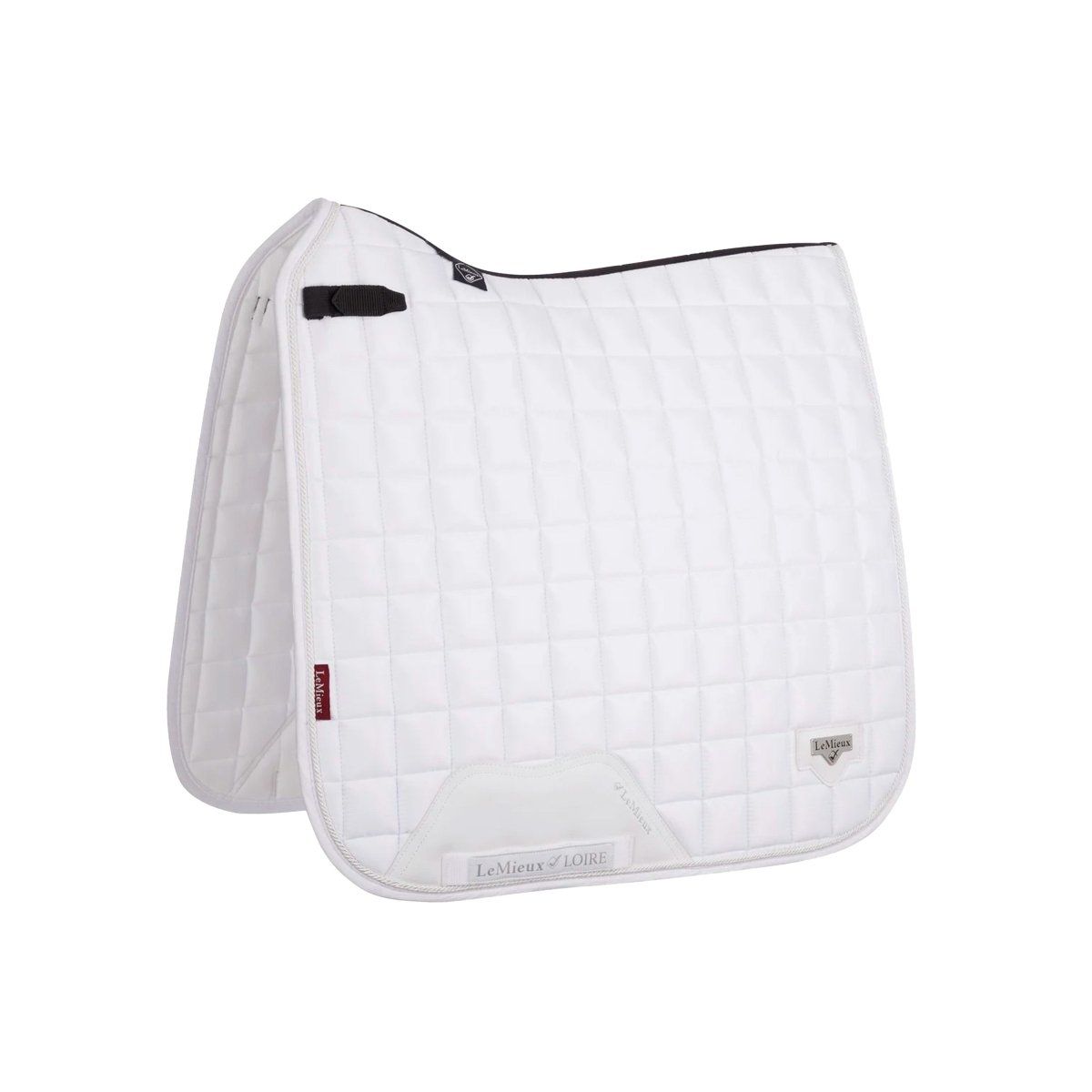 LeMieux Loire Classic Dressage Square Sadelunderlag - Hvid