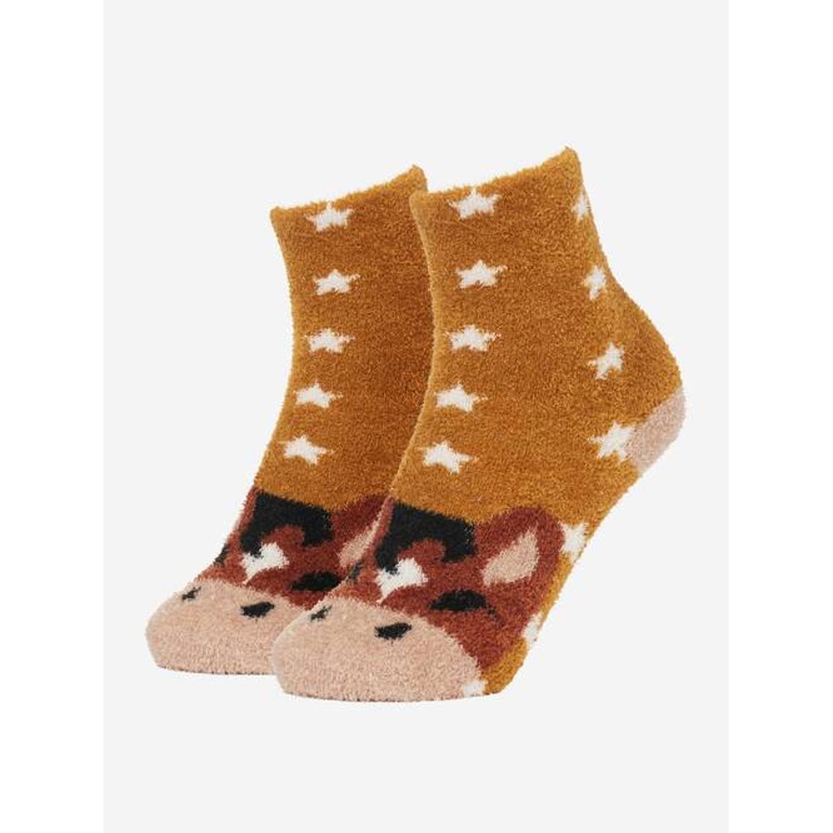 LeMieux Mini Fluffy Character Socks Chancer