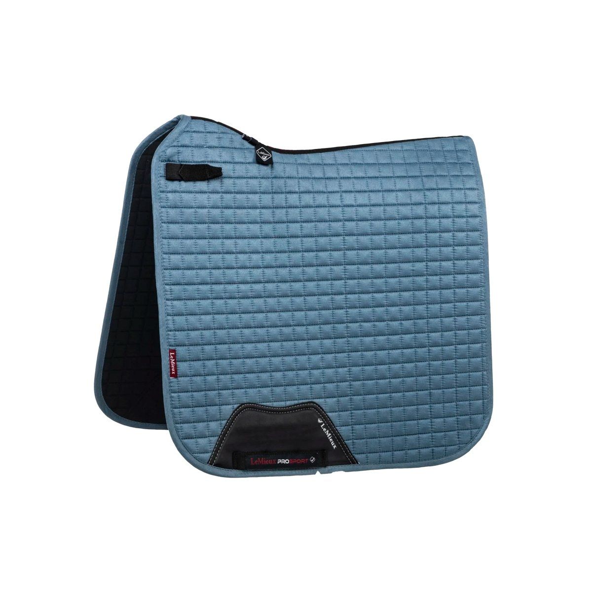 LeMieux Suede Dressage Square Sadelunderlag - Ice Blue