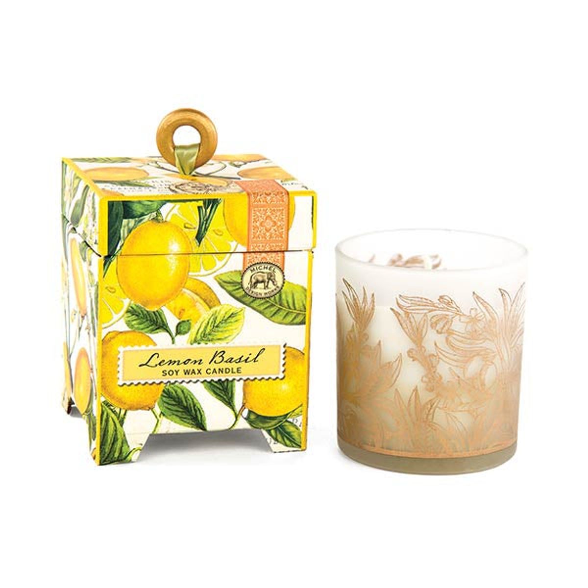 Lemon Basil Soy Wax Candle 184 g.