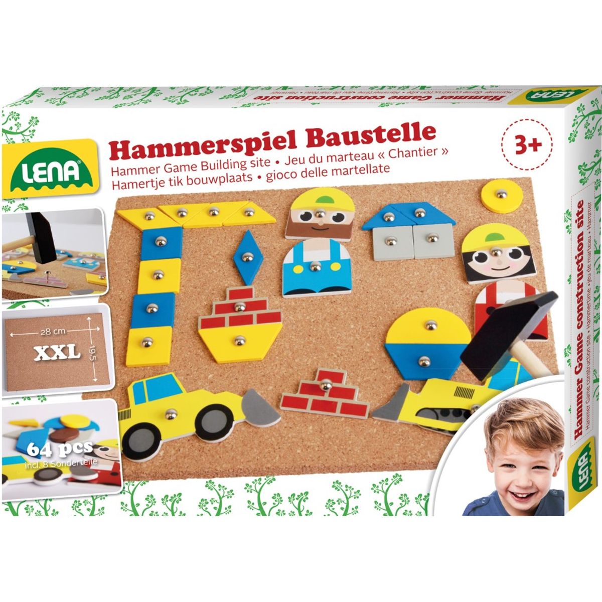 Lena Hammerspil Byggeplads XXL 28 x 19,5 cm