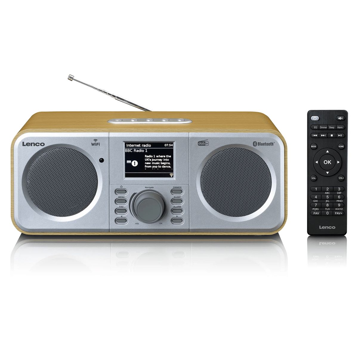 Lenco DIR-141 Internet Radio (Træ)