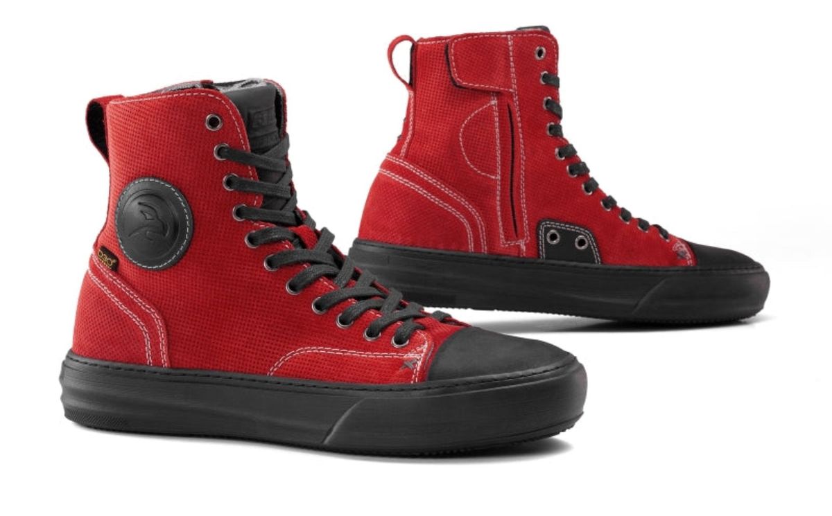 LENNOX 2 LADY RED - Motorcykelsneakers til kvinder