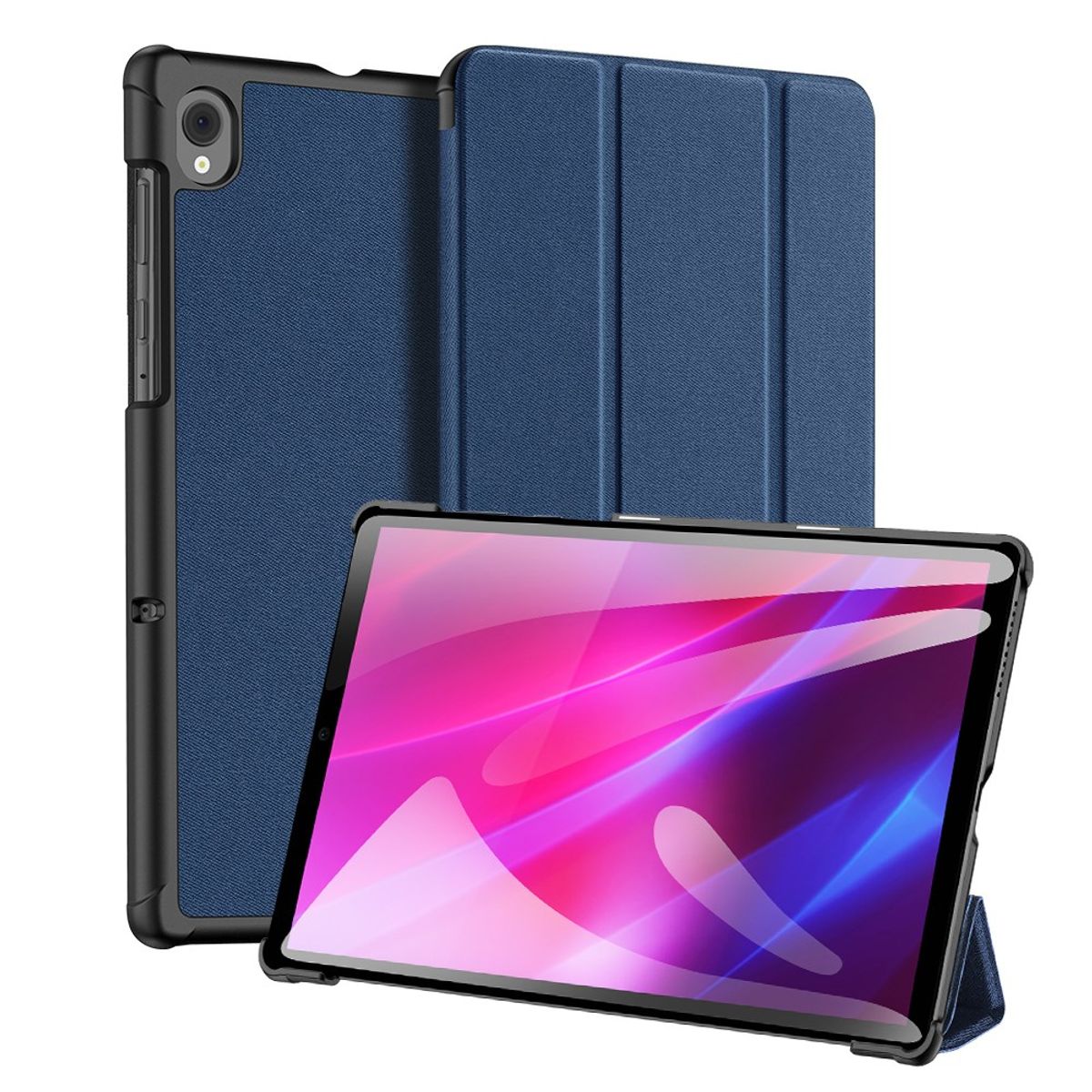 Lenovo Tab M10 Plus/Tab M10 FHD Plus/Tab K10 - DUX DUCIS Domo Series Tri-Fold Smart cover - Blå