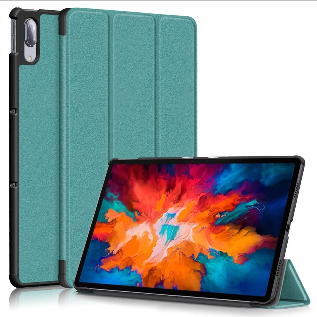 Lenovo Tab P11 Pro TB-J706F - Tri-Fold læder cover - wake up/sleep funktion - Grøn