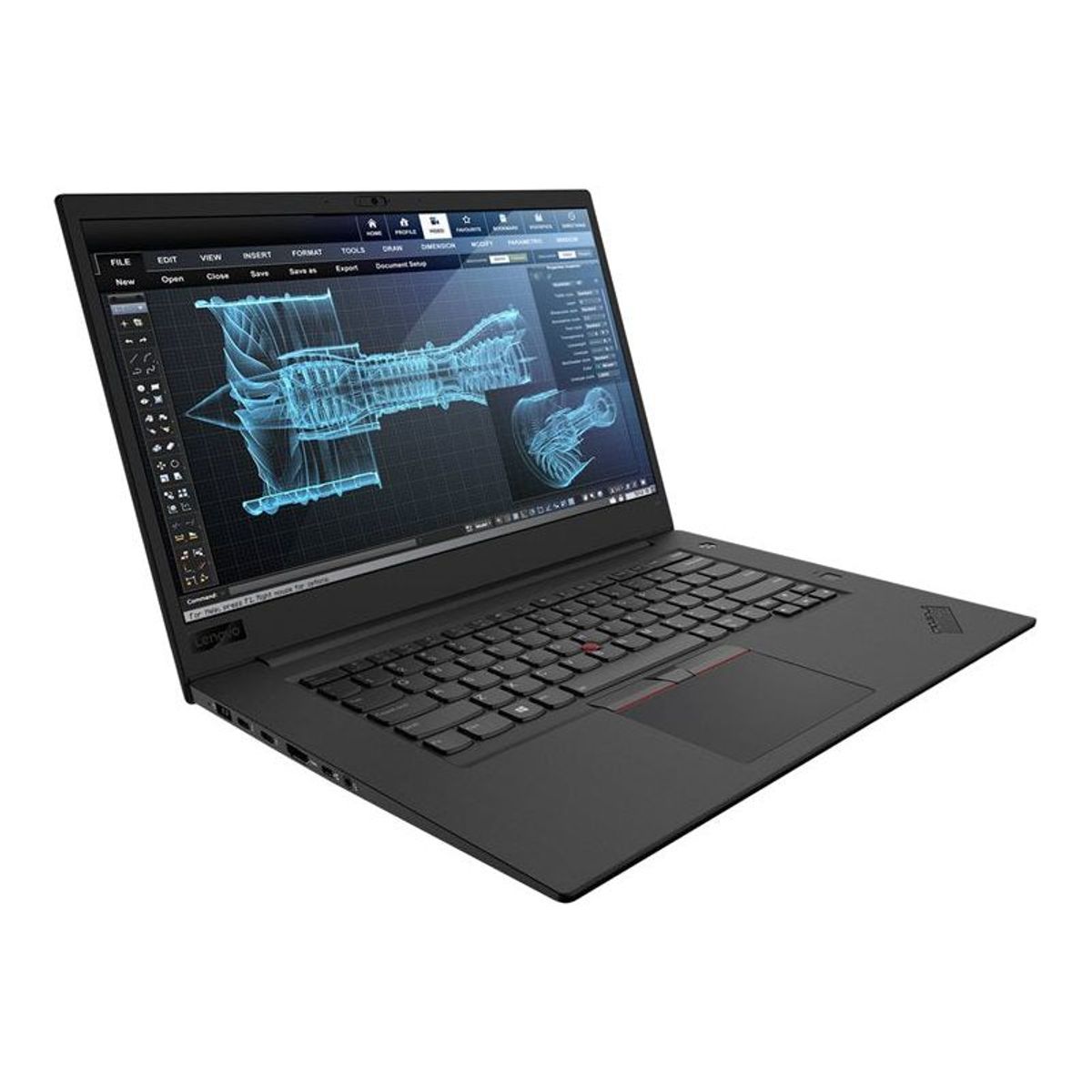 Lenovo ThinkPad P1 Gen 2 | 15,6" | i7 | 32GB | 512GB SSD | Nvidia Quadro T1000 4GB - Brugt - Meget god stand