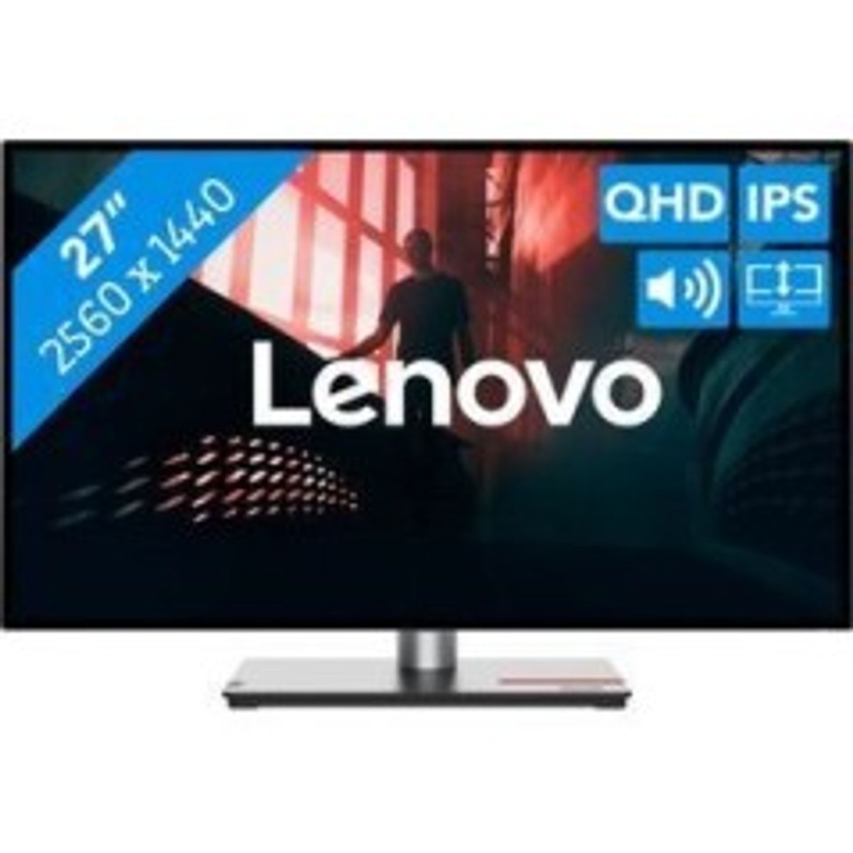 Lenovo ThinkVision P27q-30 27 2560 x 1440 (2K) HDMI DisplayPort 60Hz Pivot Skærm