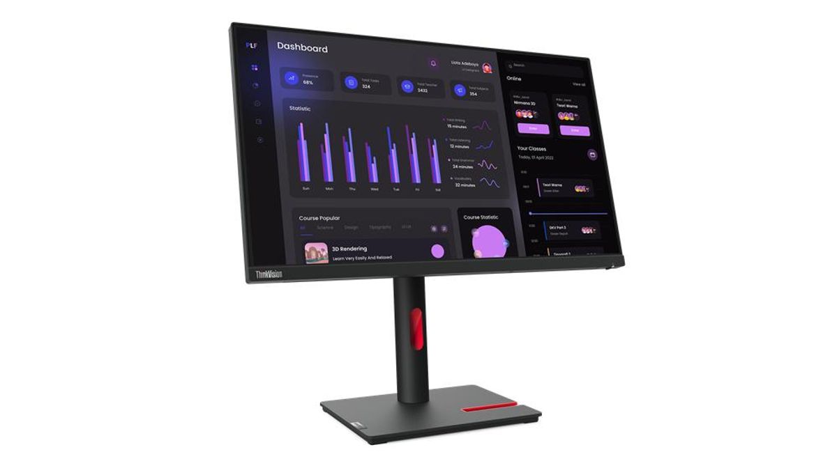 Lenovo ThinkVision T24i-30 23.8 1920 x 1080 (Full HD) VGA HDMI DisplayPort 60Hz Pivot Skærm