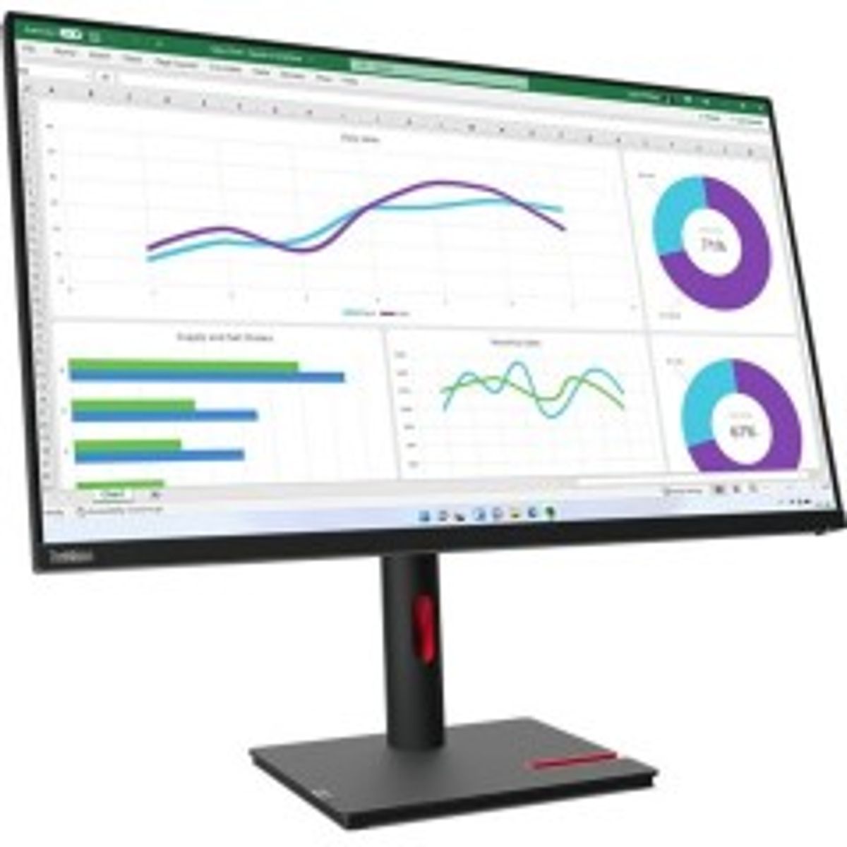 Lenovo ThinkVision T34w-30 34 3440 x 1440 (UltraWide) HDMI DisplayPort USB-C Dockingskærm