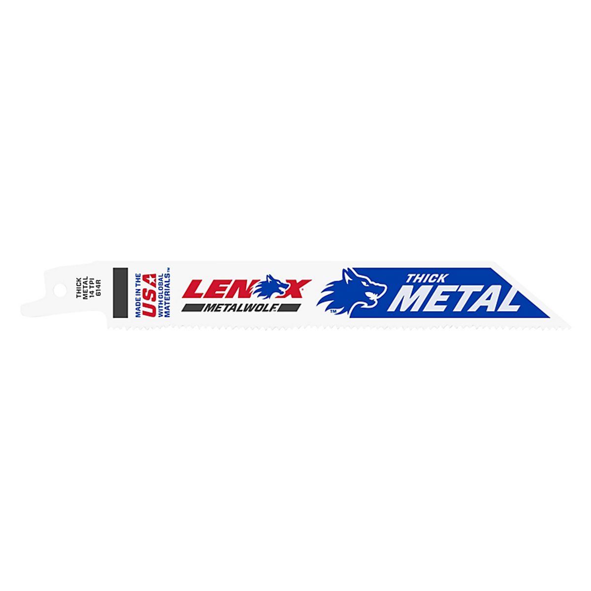 Lenox METALWOLFT bajonetsavklinge 614R 152x20x0.9 mm til tyk metal 14TPI - pakke a 5 stk.