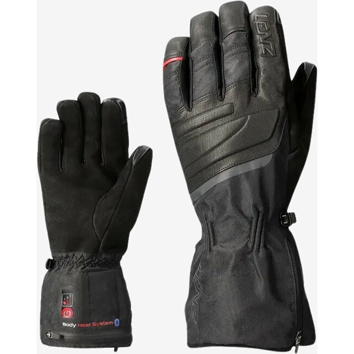 Lenz - Heat handske 6.0 Urban Finger Cap (Sort) - XS