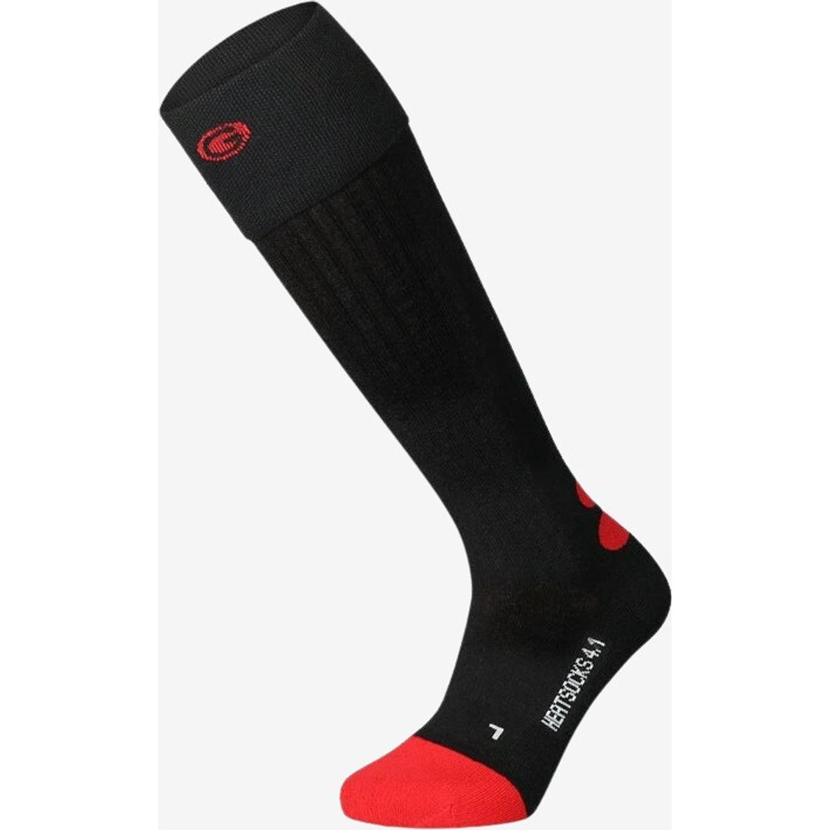 Lenz - Heat strømper 4.1 med toe cap (Sort) - 31-34