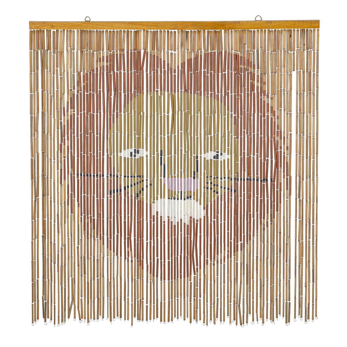 Leonel Væg Dekoration, Brun, Bambus - L85xH90 cm - Brown / L85xH90 cm / Bamboo