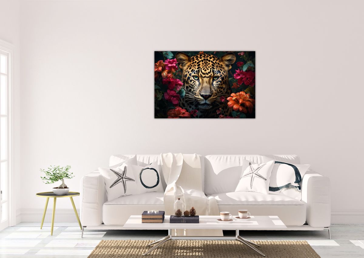 Leopard 2 (50 x 70 cm ) - lærred u/ramme