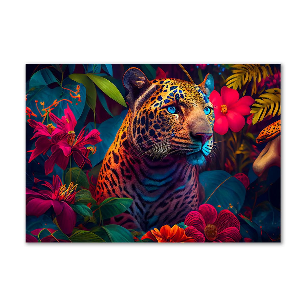 Leopard - 70x100 cm - Uden svæveramme