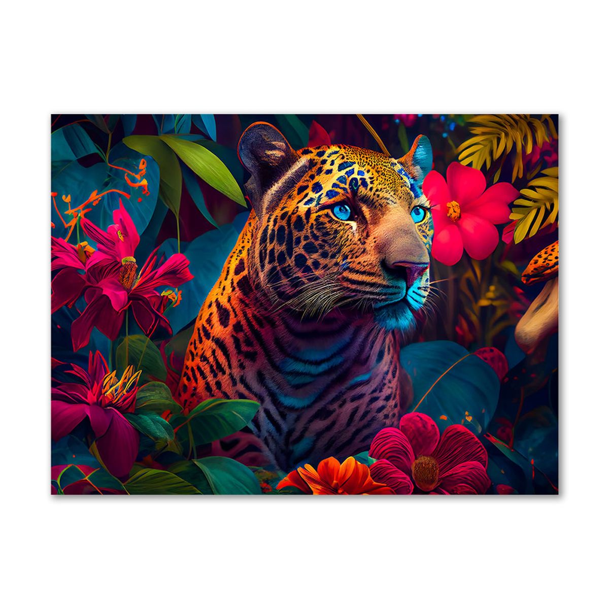 Leopard - 90x120 cm - Uden svæveramme