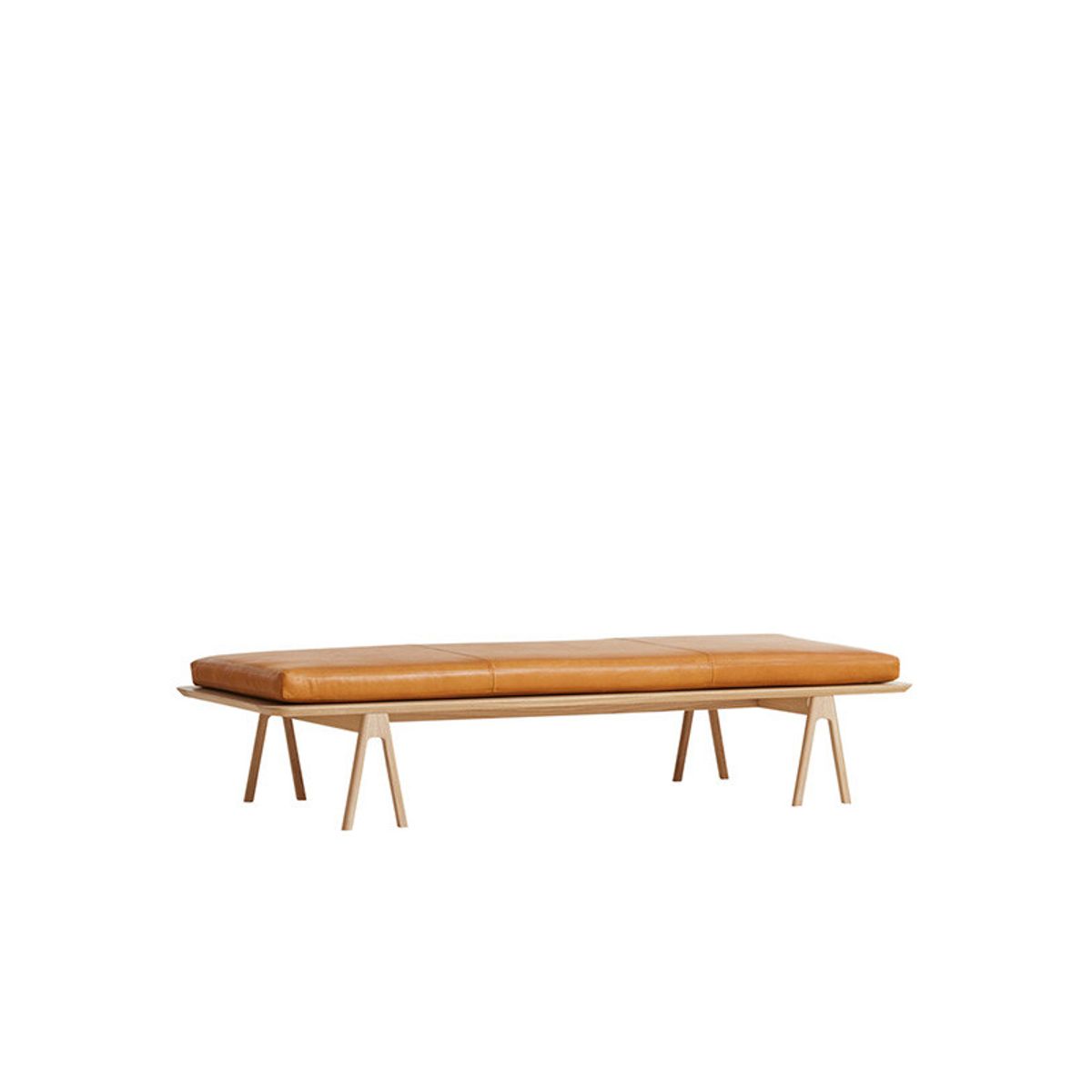 Level Daybed fra Woud (Cognac / eg)