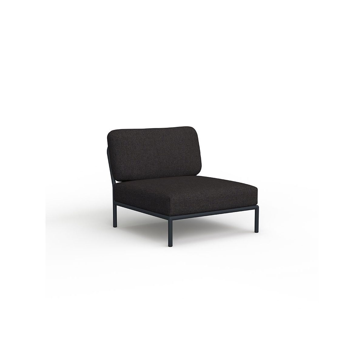 Level Sofa, enkelt modul fra Houe (Sooty Grey Natté)