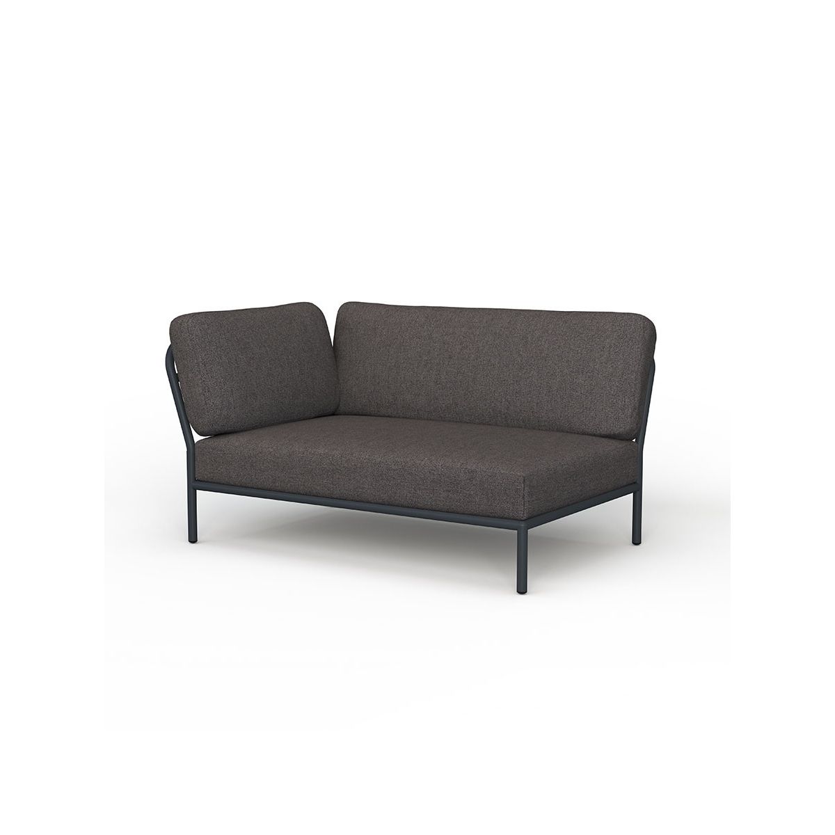 Level Sofamodul, venstre fra Houe (Dark Grey Basic)