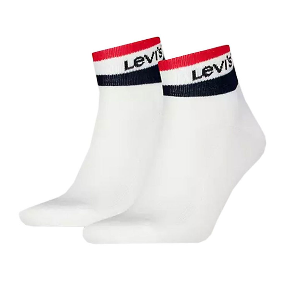 Levis Ankelstrømper - 2-pak - Hvid