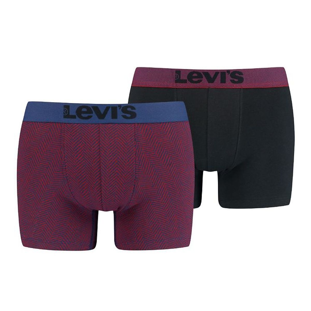 Levis Boxershorts - 2-pak - Bordeaux/Sort