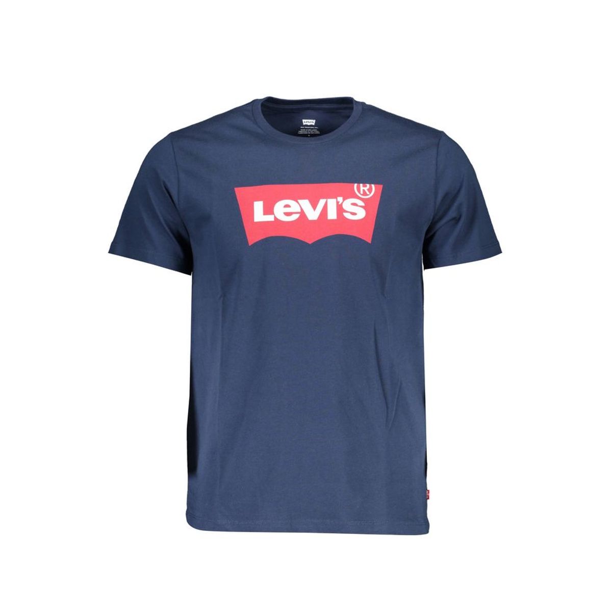 Levi's Classic Crew Neck Blue Tee with Logo