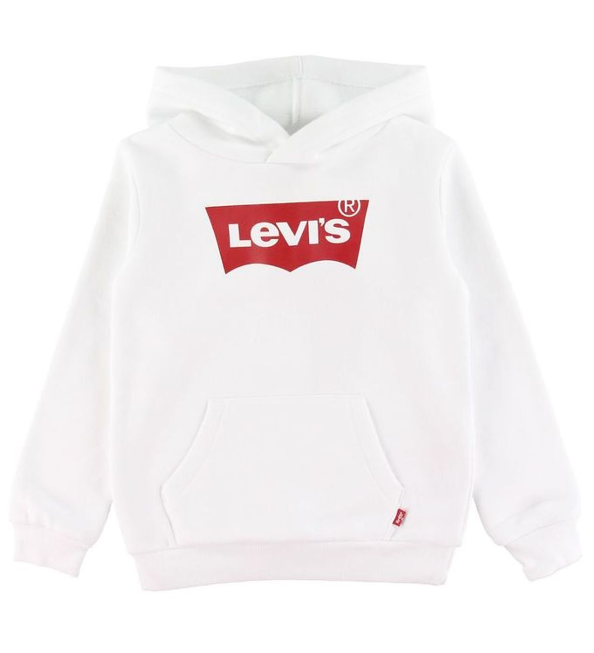 Levis Hættetrøje - Batwing - Hvid m. Logo