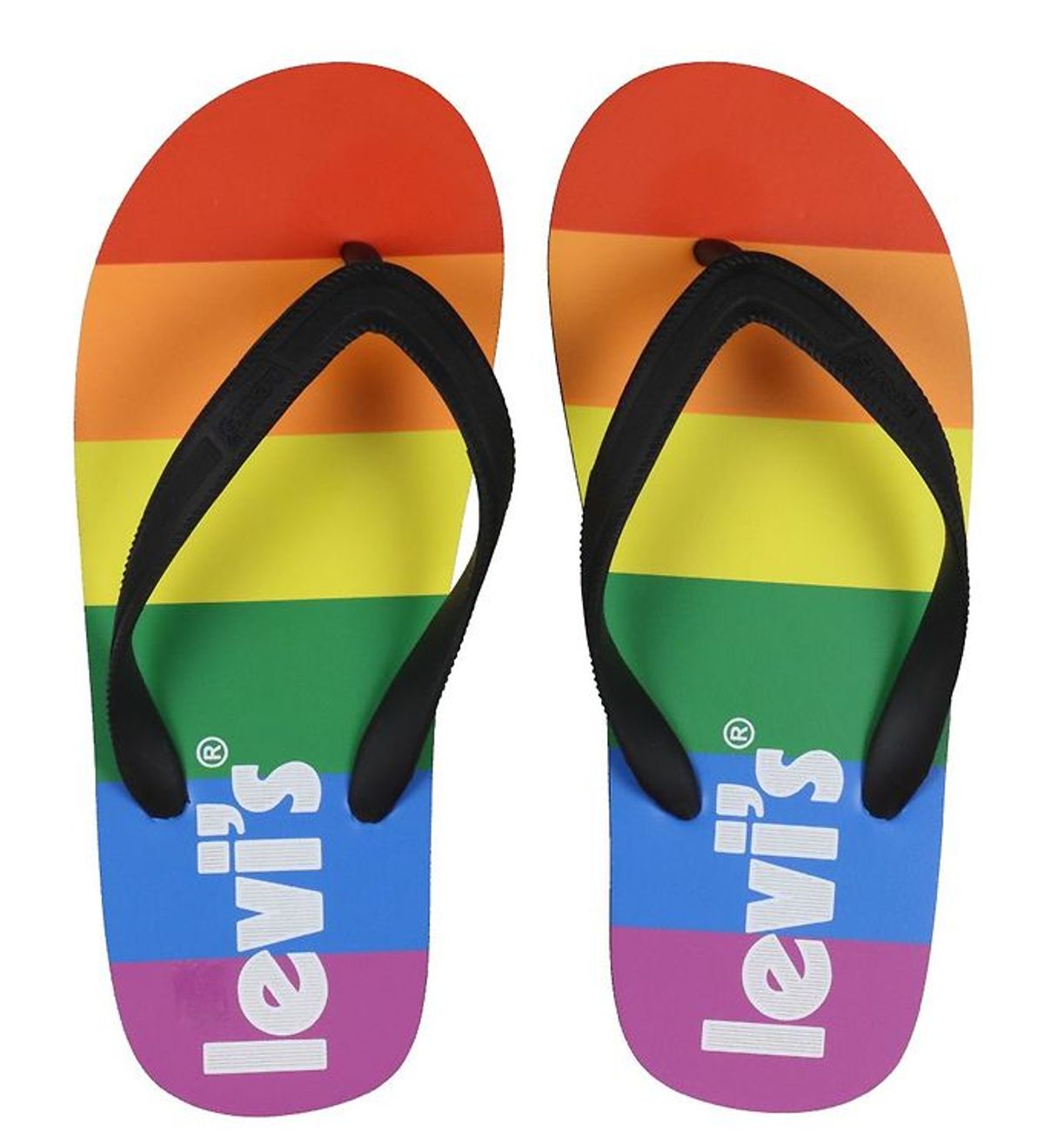 Levis Klipklapper - South Beach 2.0 - Black/Rainbow