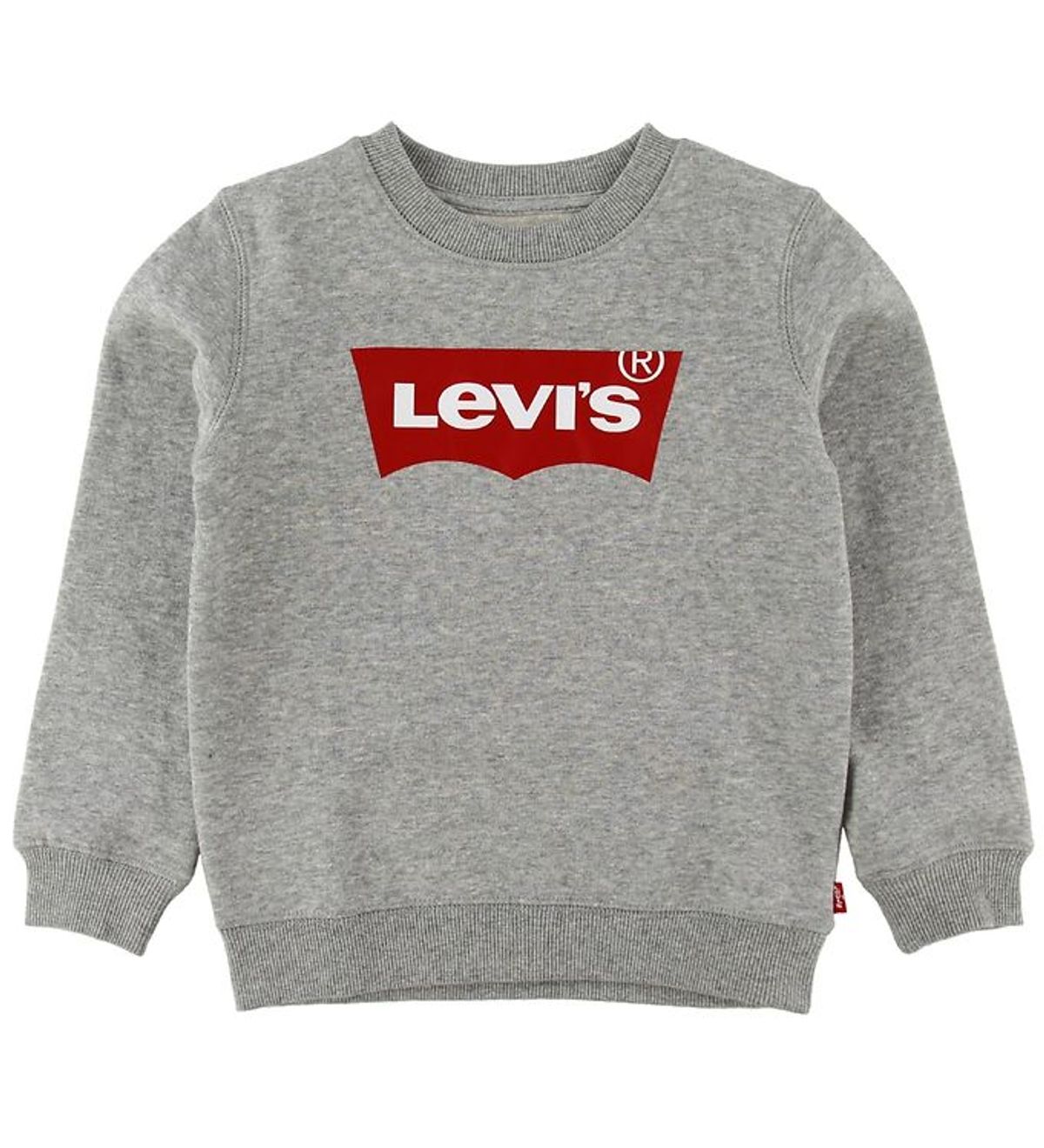 Levis Sweatshirt - Batwing Crew Neck - Gråmeleret