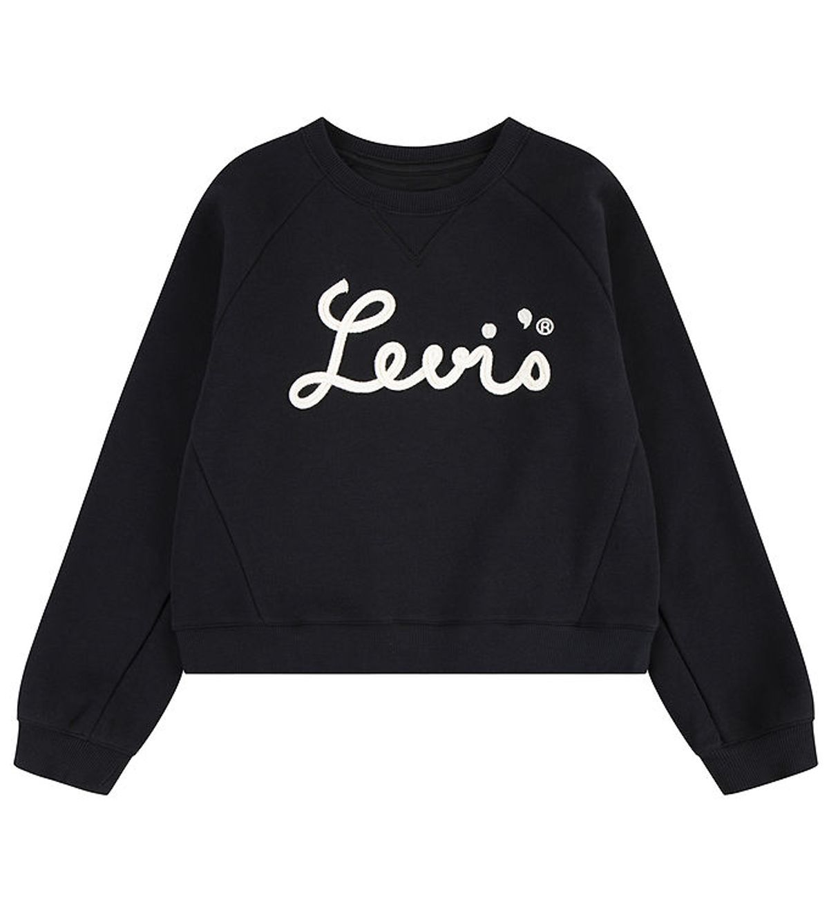 Levis Sweatshirt - Jet Black m. Hvid