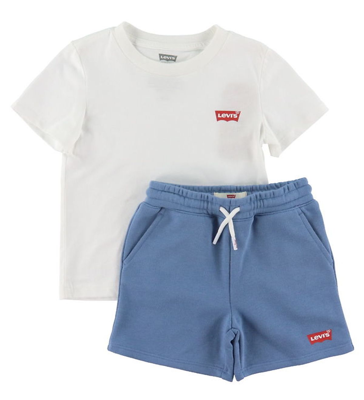 Levis Sæt - Shorts/T-shirt - Batwing - Cloud Dancer