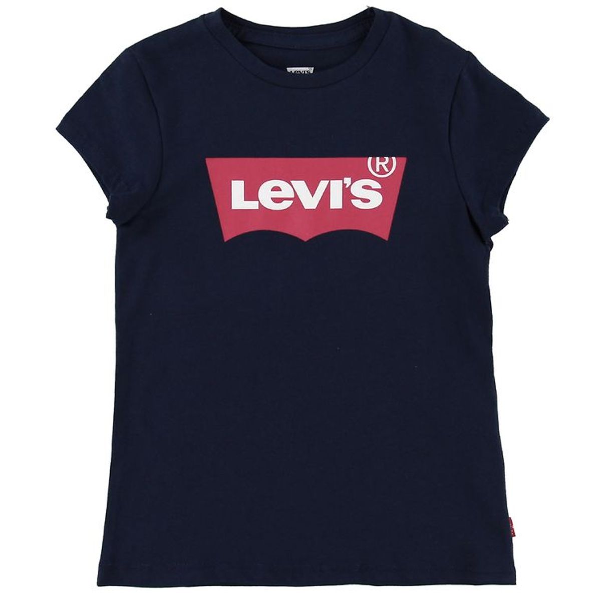 Levis T-shirt - Batwing - Navy m. Logo