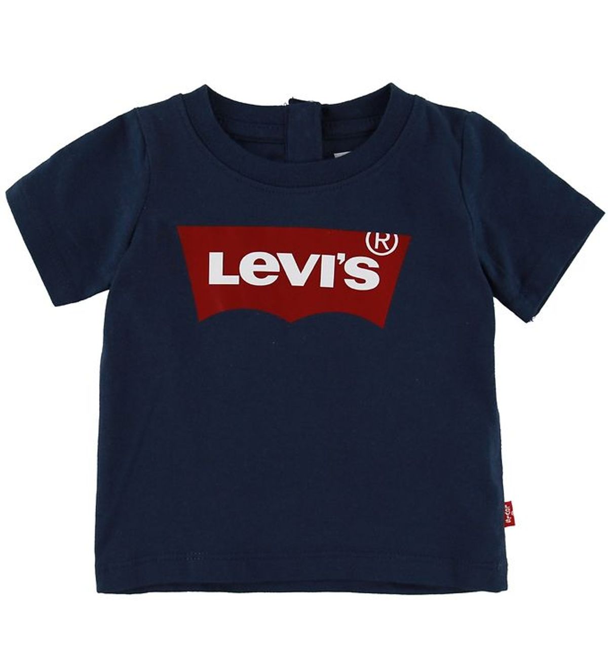 Levis T-shirt - Batwing - Navy m. Logo