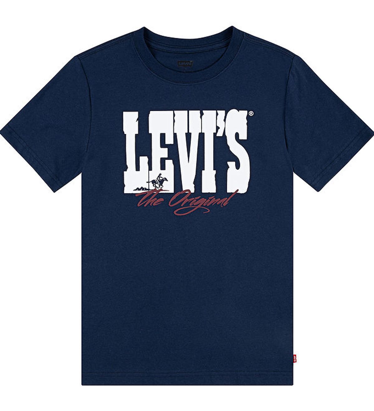 Levis T-shirt - Dress Blues m. Hvid