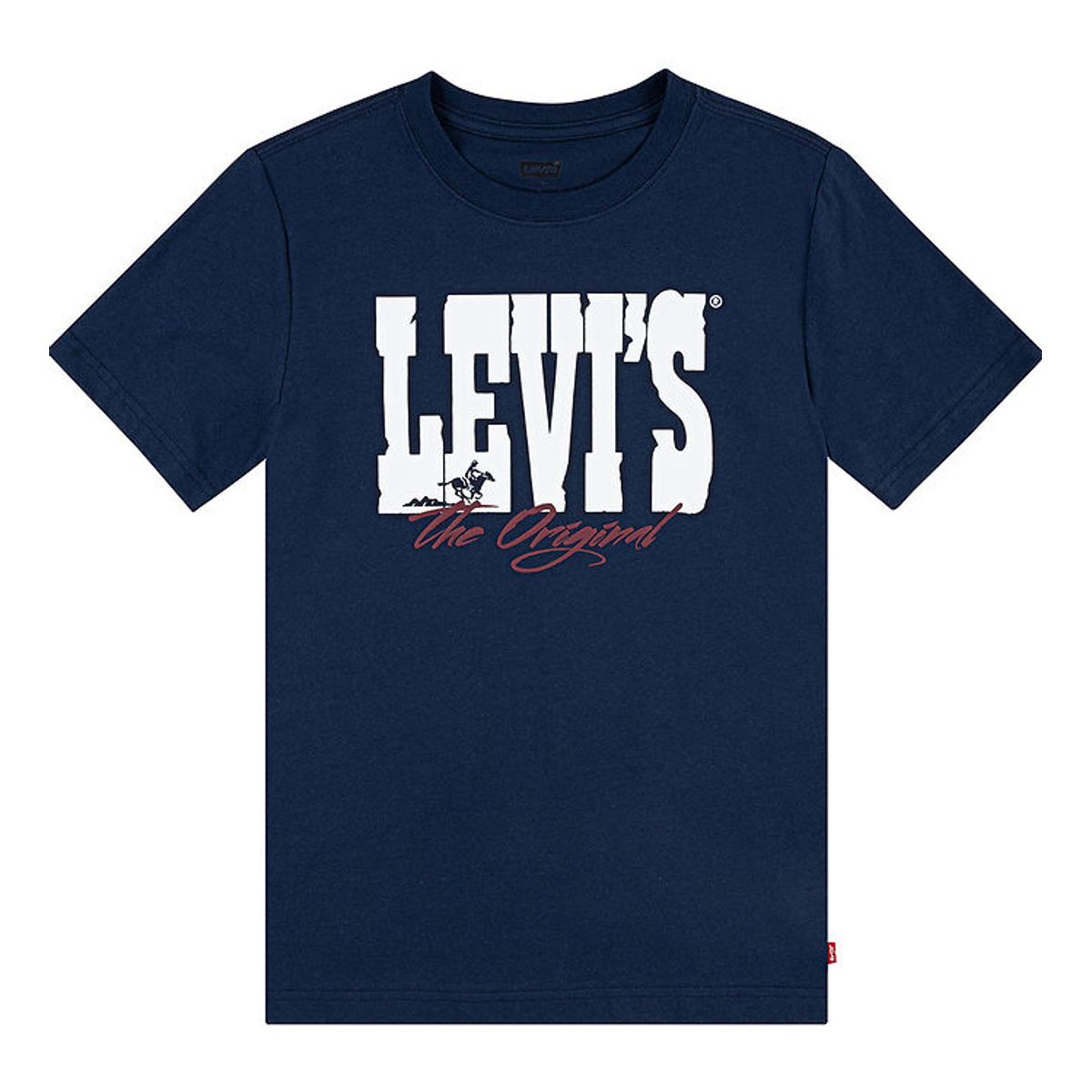 Levis T-shirt - Dress Blues m. Hvid