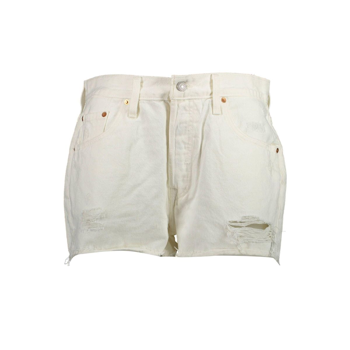 Levi's White Cotton Women Jeans