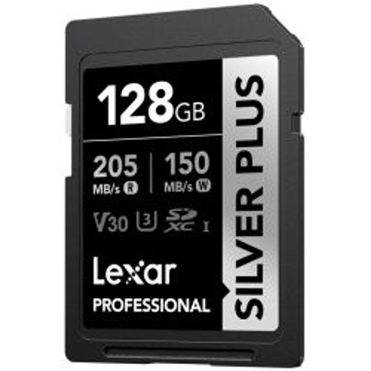 Lexar SDXC Professional SILVER Plus 1066x UHS-I/U3/A2/4K R205/W150 (V30) 128GB - Hukommelseskort