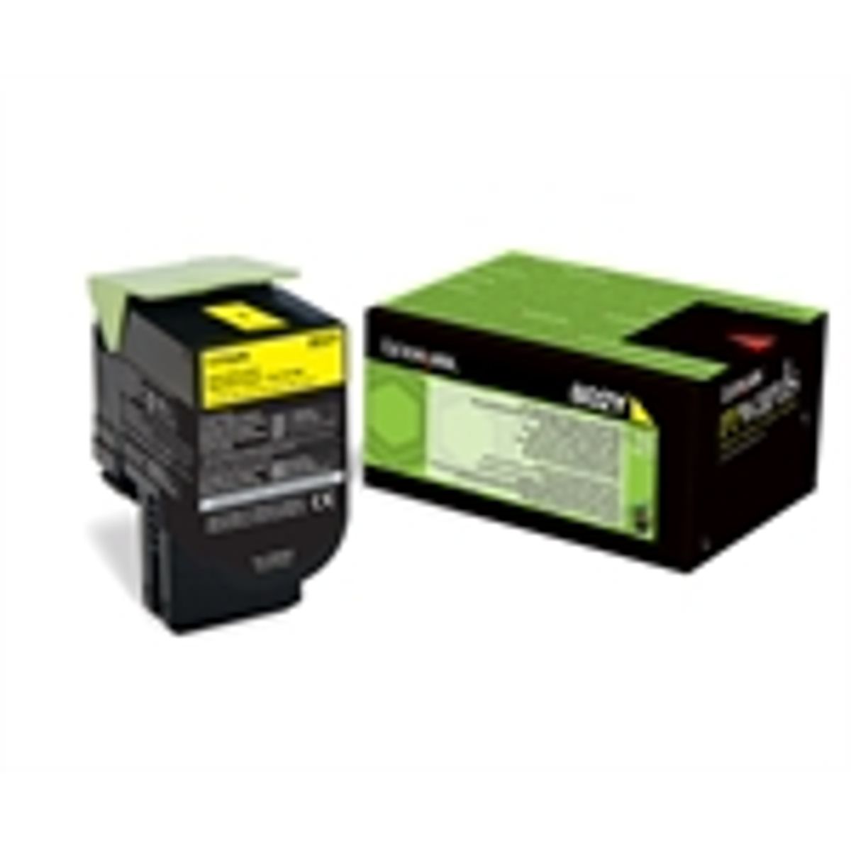 Lexmark 80C20Y0 Gul Lasertoner Original