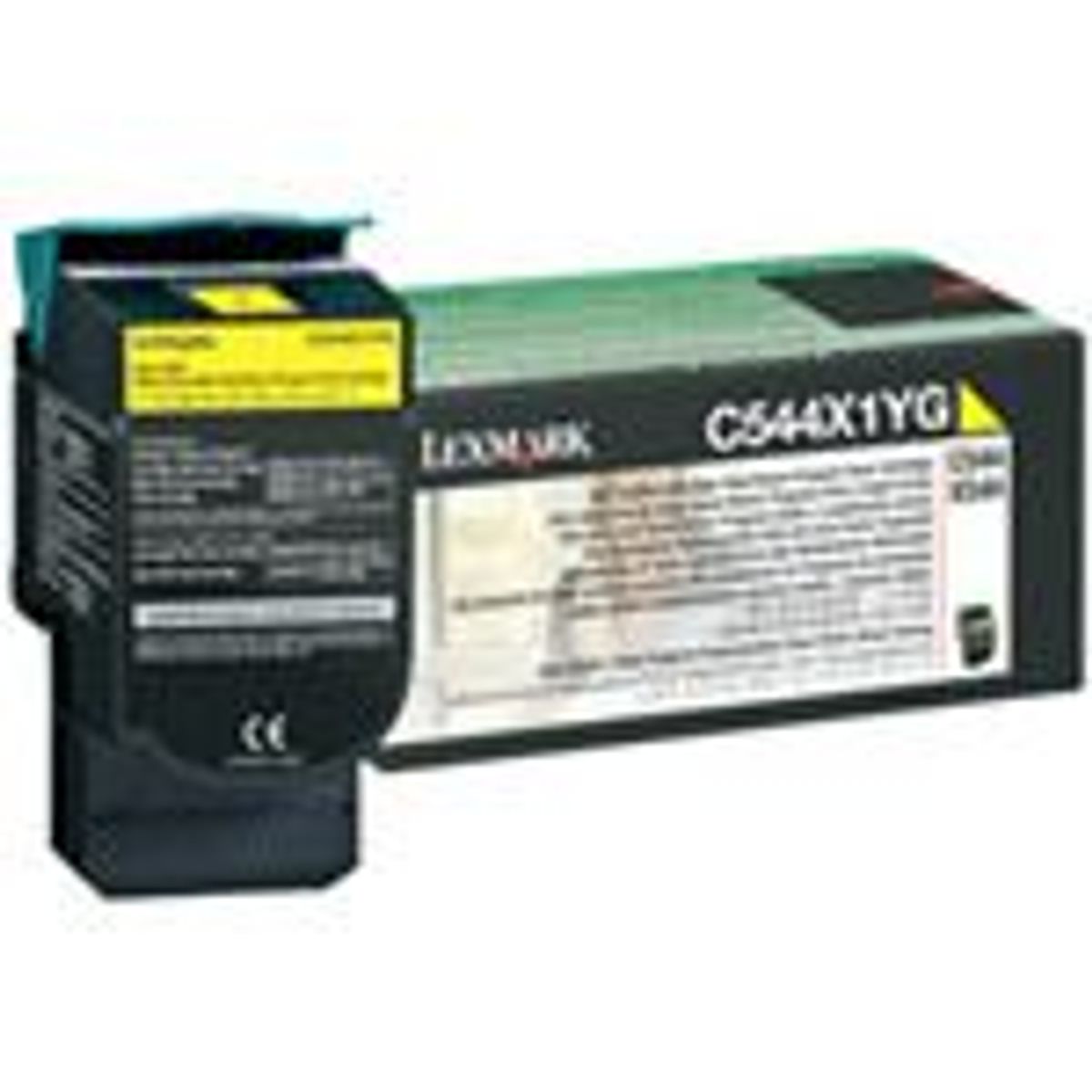 Lexmark C544X1YG Gul Lasertoner HC Original