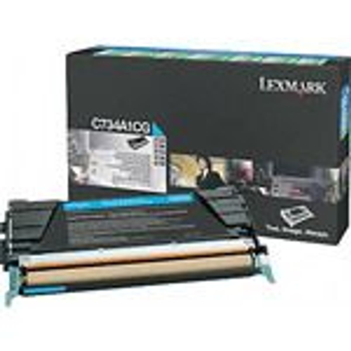 Lexmark C734A1CG Cyan Lasertoner Original