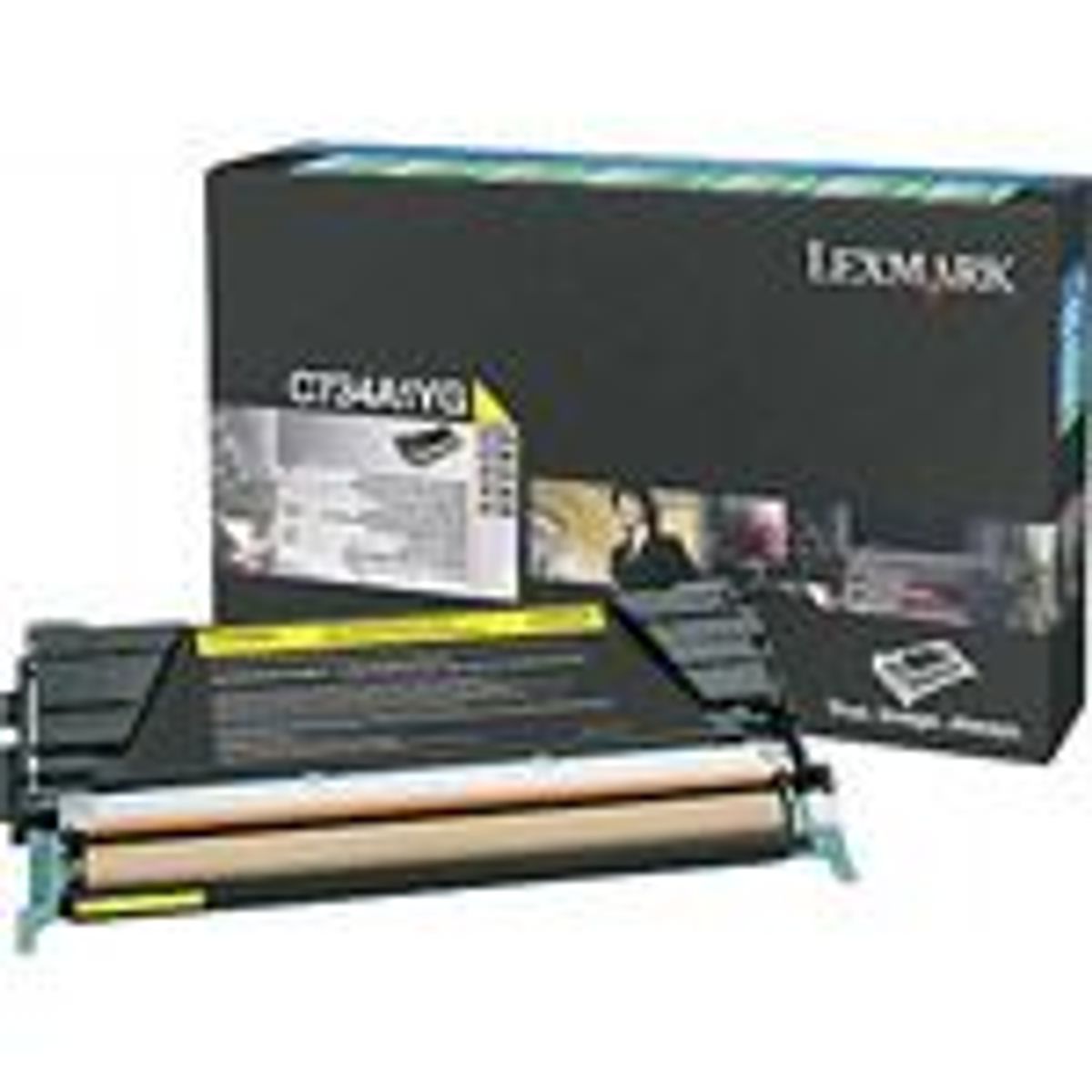 Lexmark C734A1YG Gul Lasertoner Original