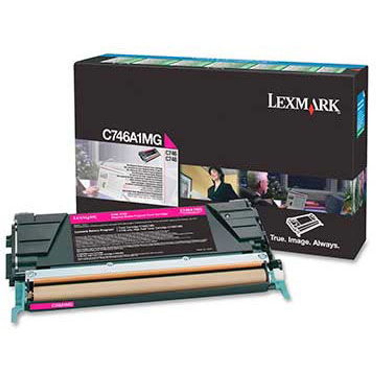 Lexmark C746A1MG Magenta Lasertoner, 7.000 sider