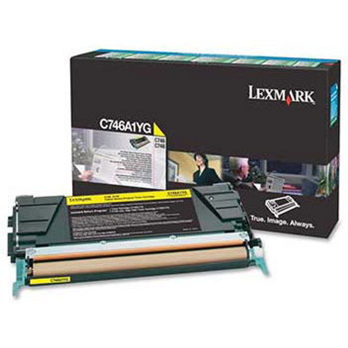 Lexmark C746A1YG Gul Lasertoner, 7.000 sider