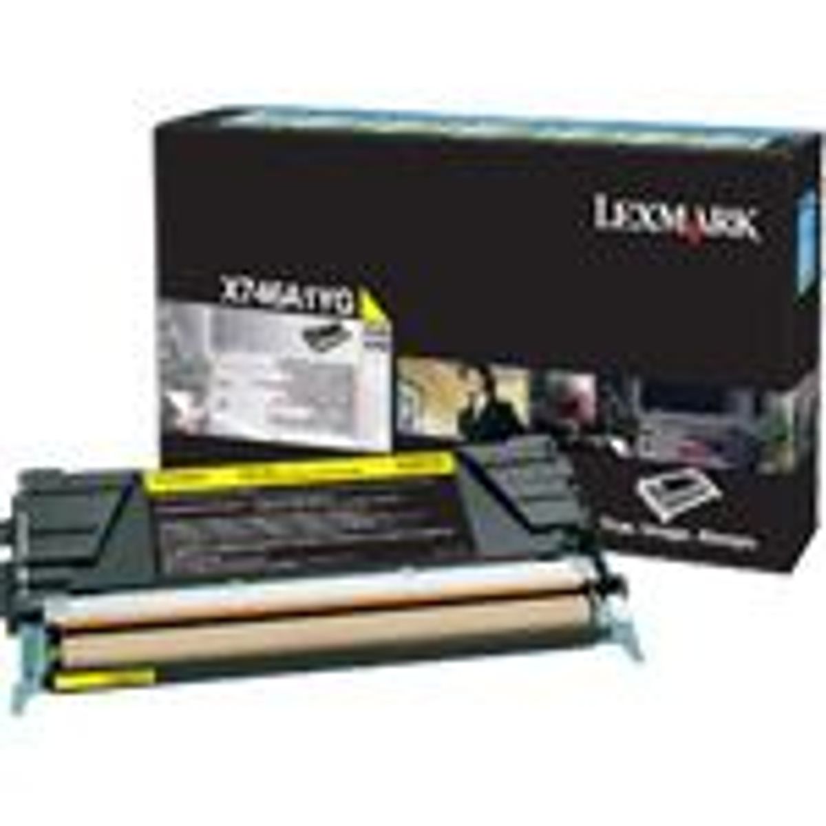 Lexmark X746A1YG Yellow Lasertoner Original