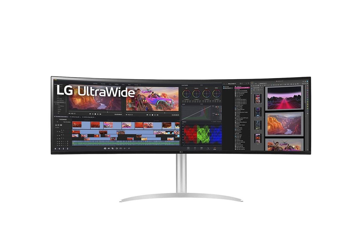 LG 49WQ95X-W 49 5120 x 1440 (UltraWide) HDMI DisplayPort USB-C 144Hz Dockingskærm