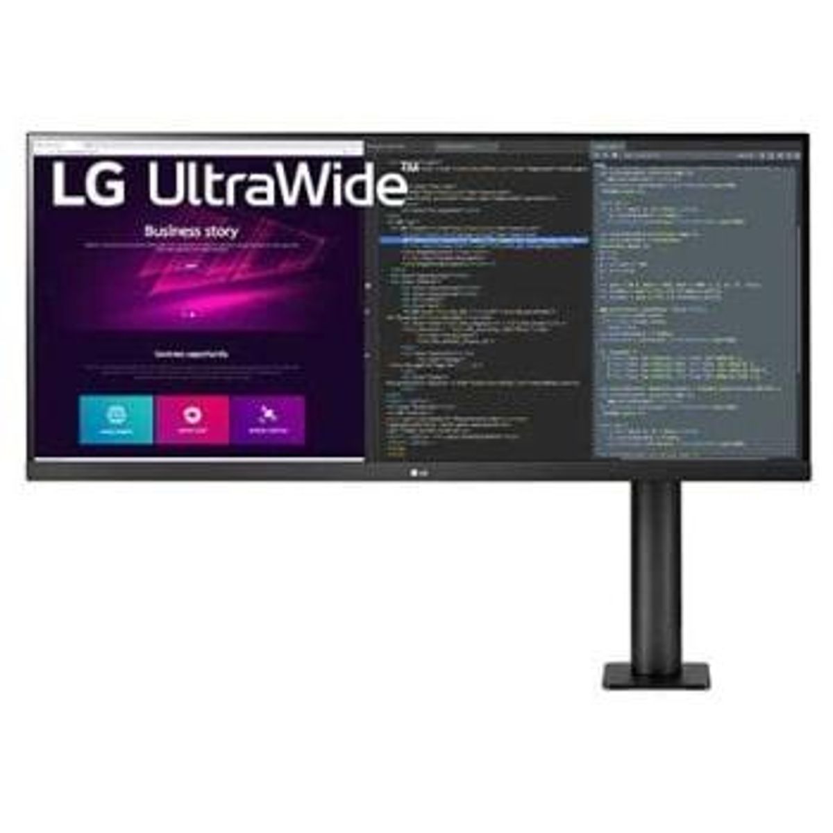 LG UltraWide 34WN780P-B 34 3440 x 1440 (UltraWide) HDMI DisplayPort 75Hz Forlæng Træk tilbage