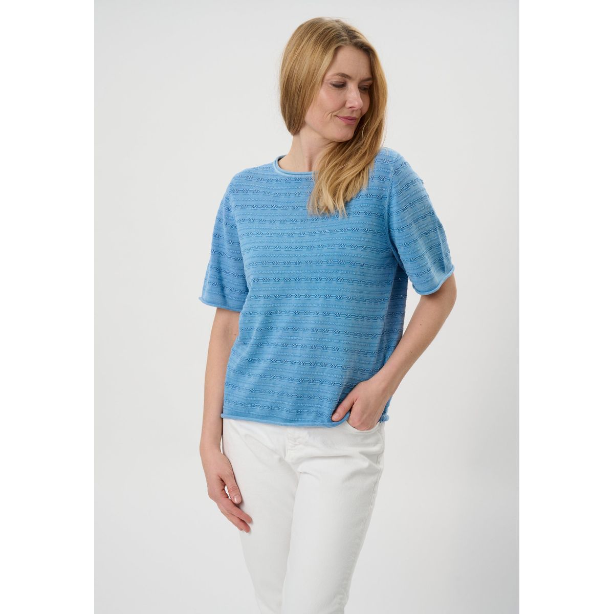 Liacacie - Cornflower Blue - Bluse - Xl