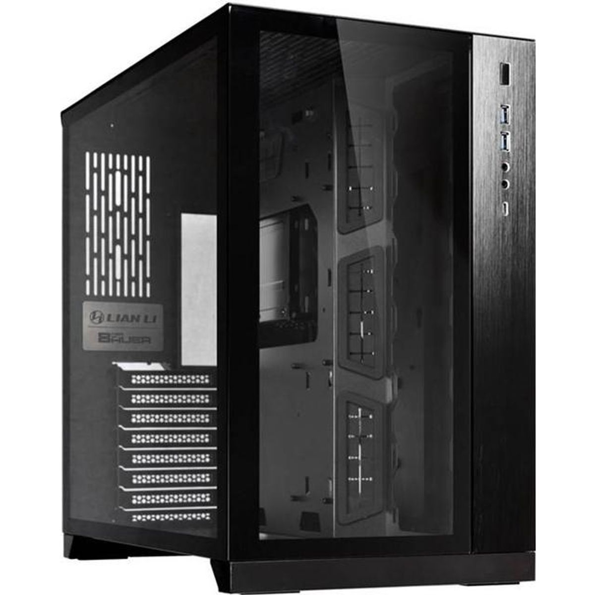 Lian Li PC-O11 Dynamic Midi Tower - Tempered Glass - Sort