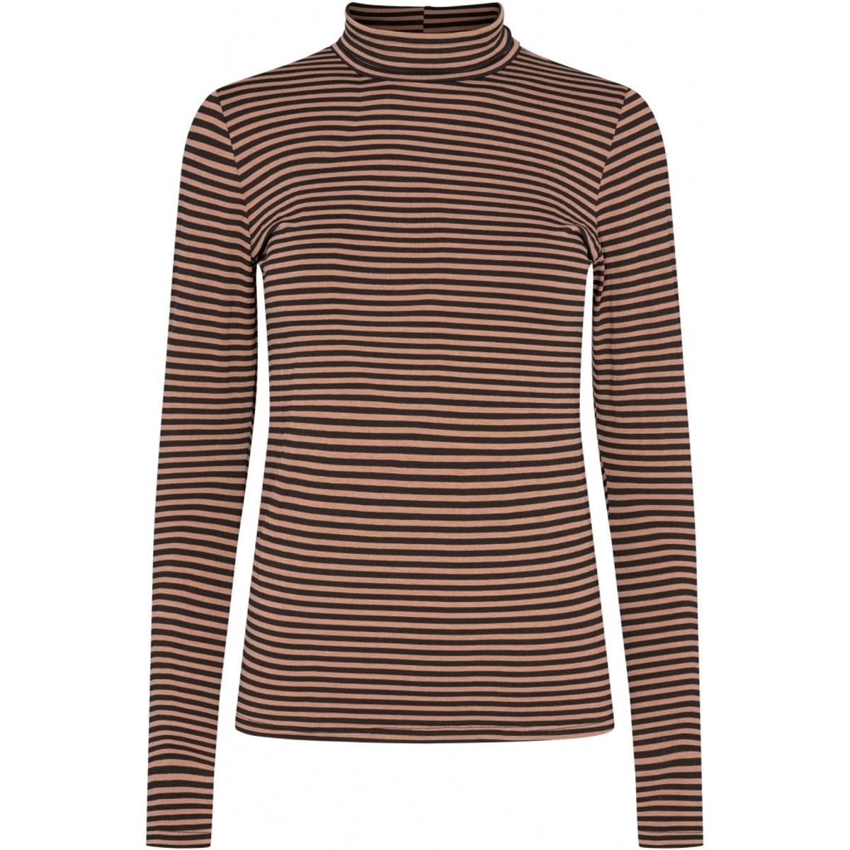 Liberte dame bluse TALIA - Sand Black Stripe