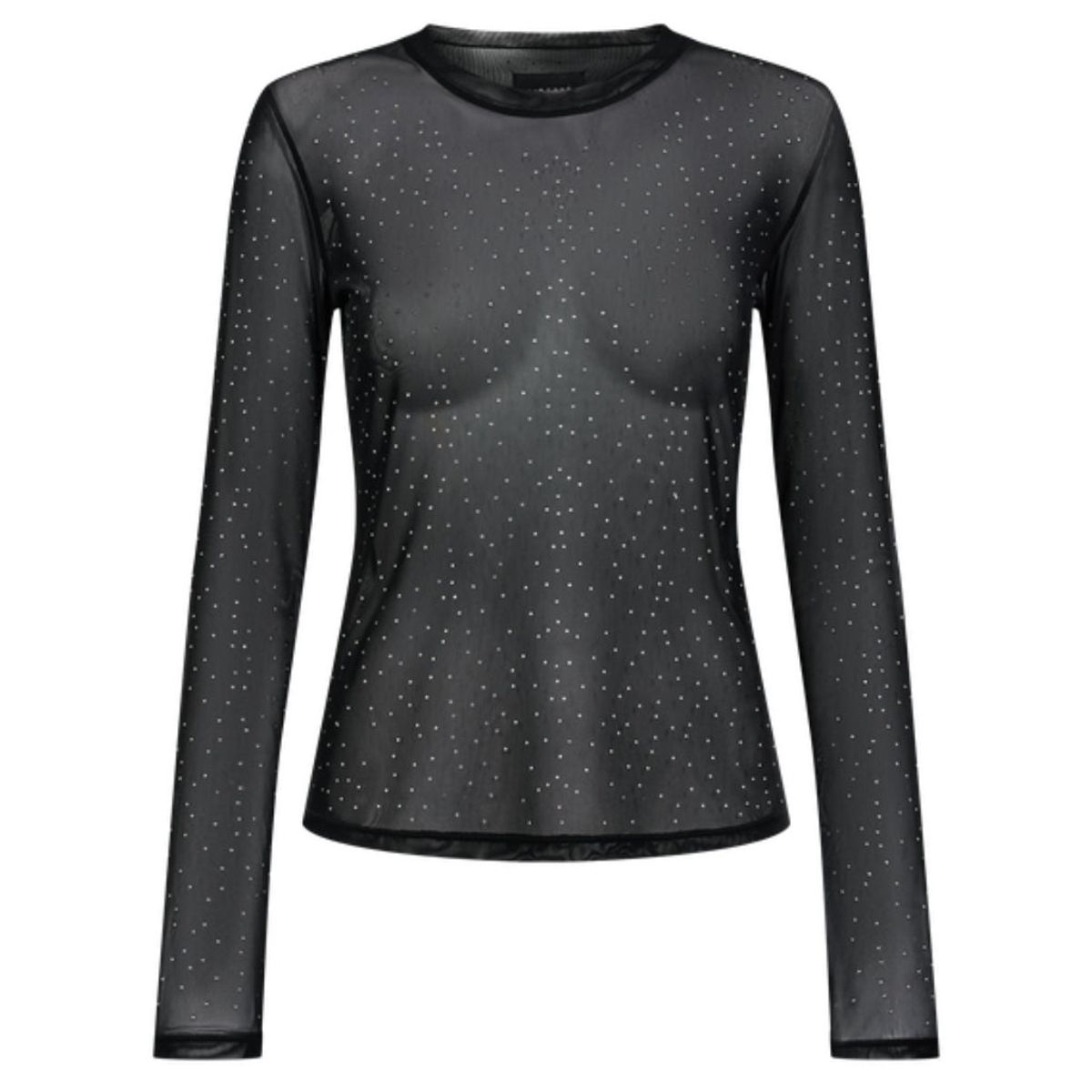 LIBERTÃ dame bluse MESH - BLACK GOLD DOT